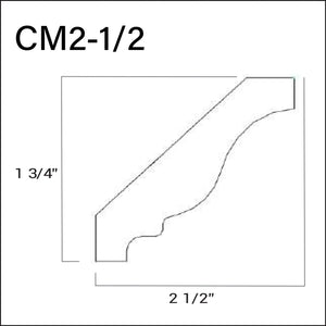 Crown Molding 2 1/2" APEX Cabinetry