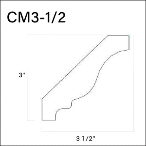 Crown Molding 3 1/2" APEX Cabinetry