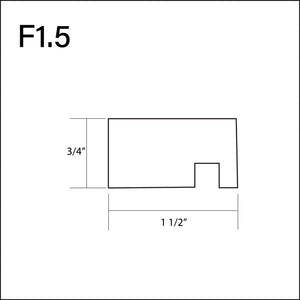 Tall Filler 1.5" for Refrigerator Panel APEX Cabinetry