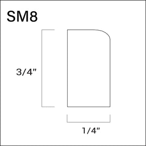 Scribe Molding 8' APEX Cabinetry