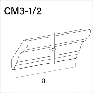 Crown Molding 3 1/2" APEX Cabinetry
