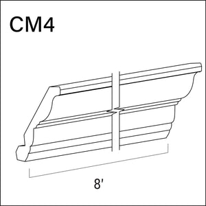 Insert Crown Molding 4" APEX Cabinetry