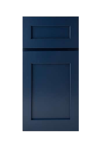 Framed Shaker Blue Door