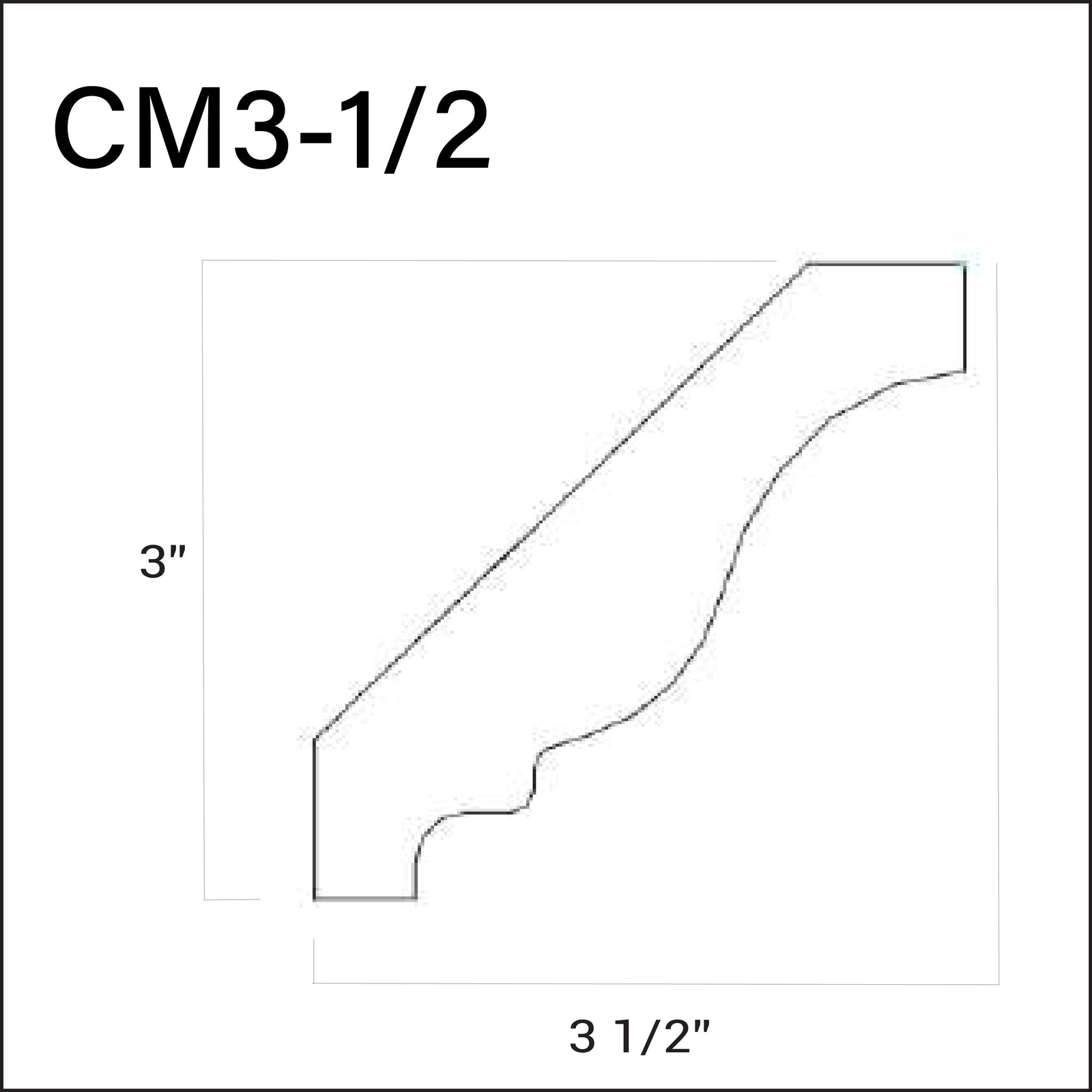 Crown Molding 3 1/2"