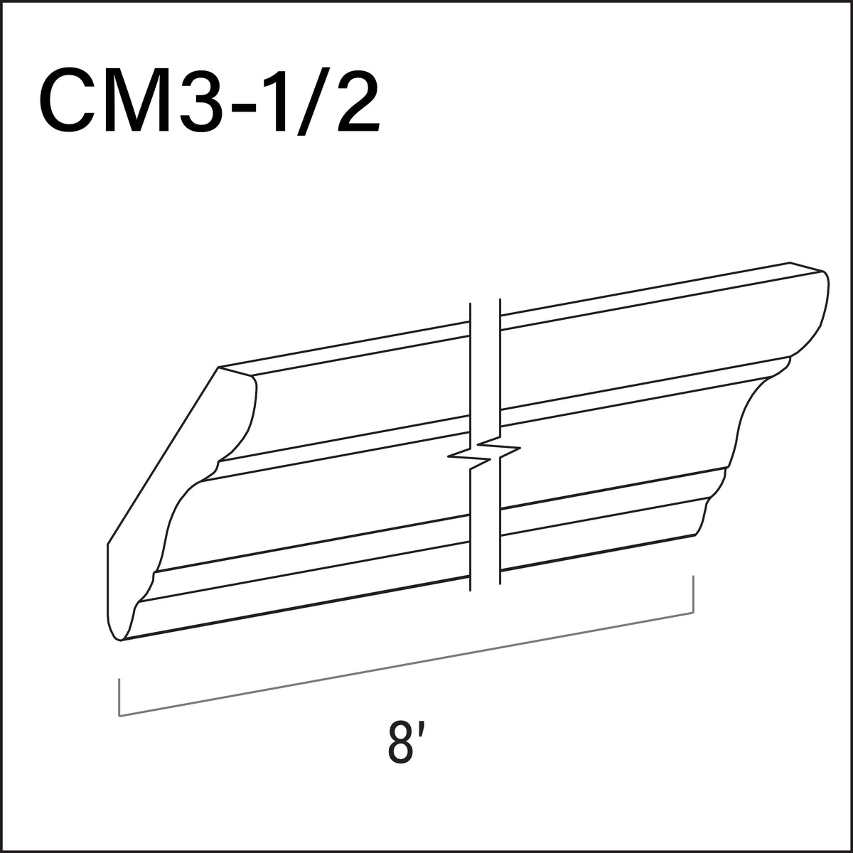 Crown Molding 3 1/2"