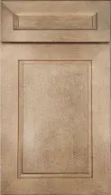 Wood Brown Shaker Sample Door Hardware and Cabinets