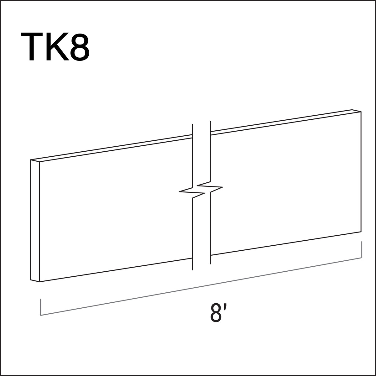 Toe Kick 4 1/2" x 8'
