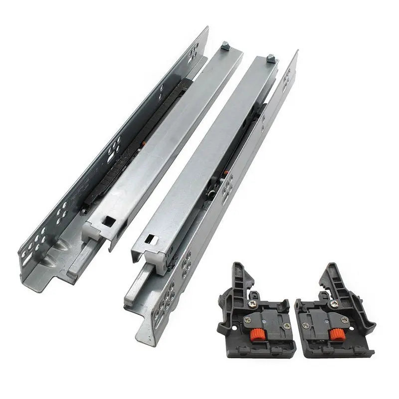 Soft Close, Undermount Glide Pair Hardware and Cabinets