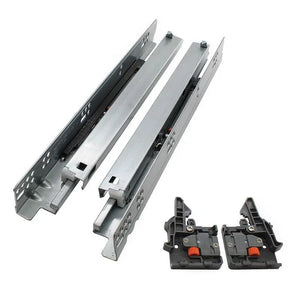 Soft Close, Undermount Glide Pair Hardware and Cabinets