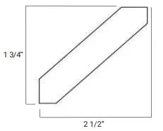 Angled Crown Molding Hardware and Cabinets